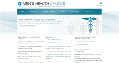 Desktop Screenshot of menshealthcaucus.net